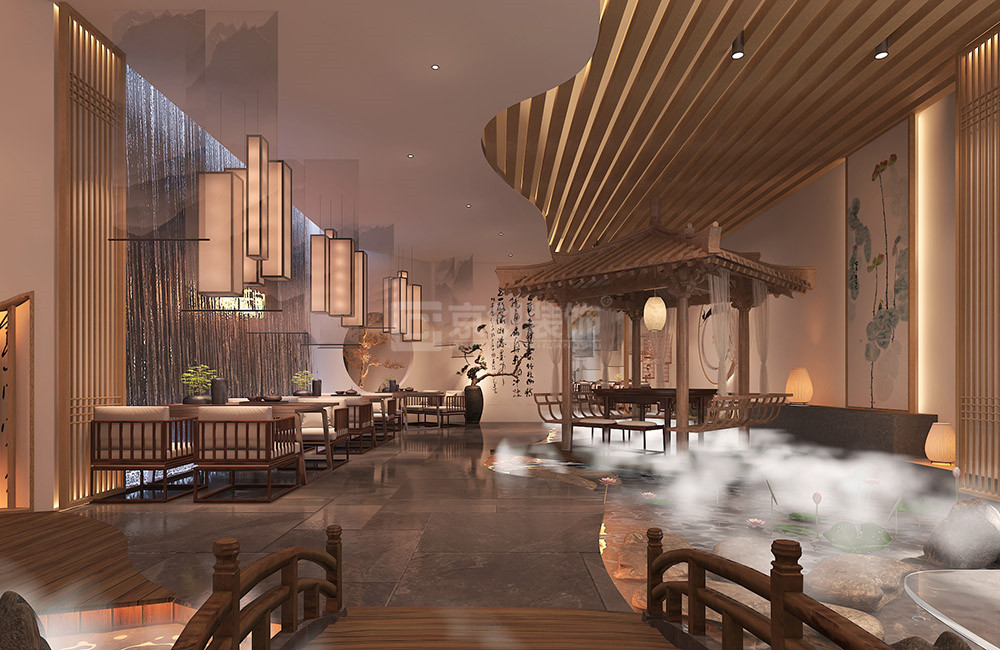 水云间中式茶餐厅装修设计