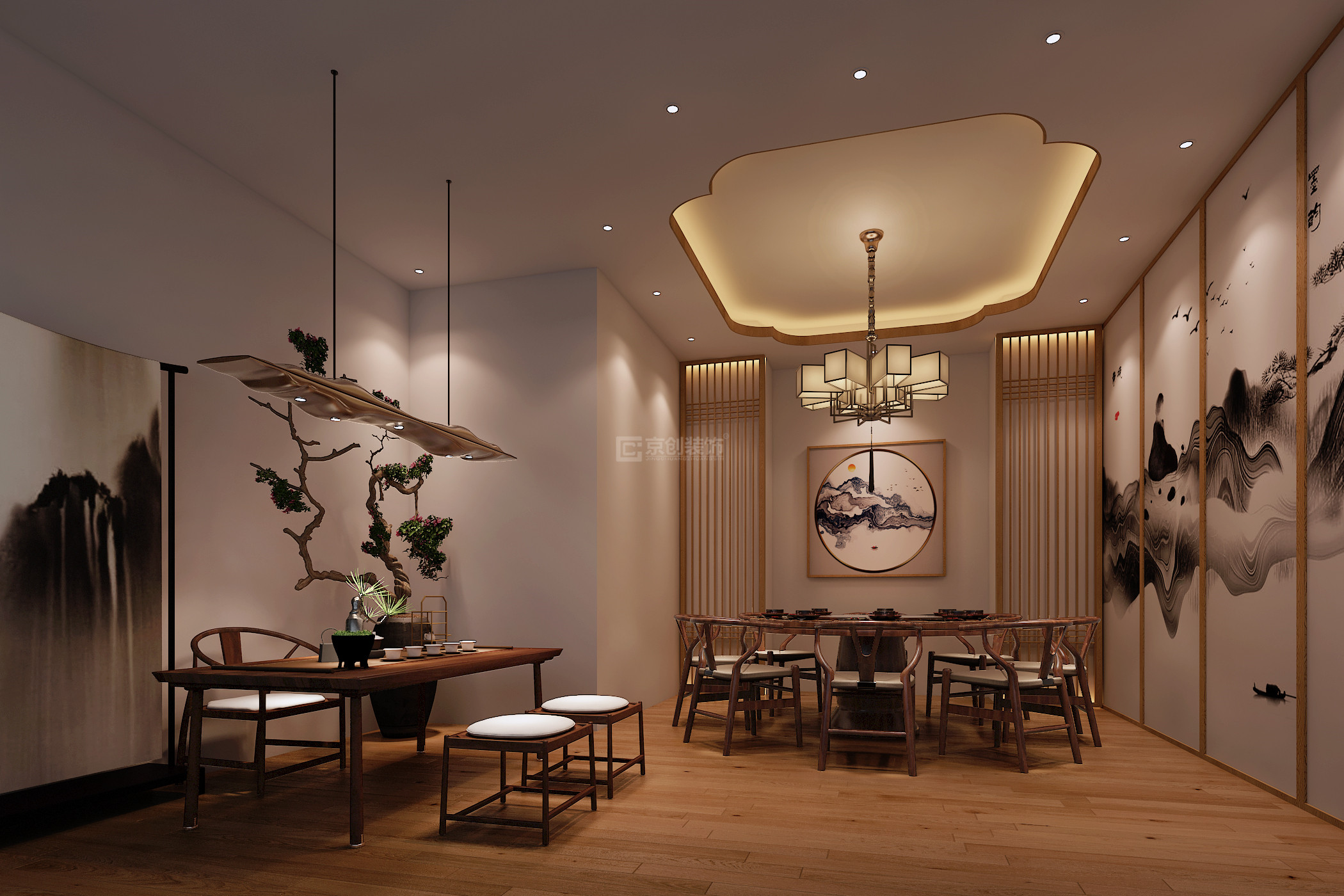 水云间中式茶餐厅装修设计