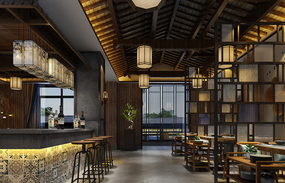 云中中式茶餐厅设计
