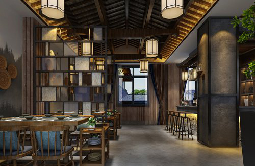 云中中式茶餐厅设计